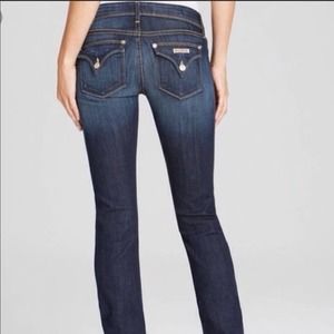 Hudson Women's Stretch Denim Skinny Jeans Low Rise Zipper Fly Blue Size 29